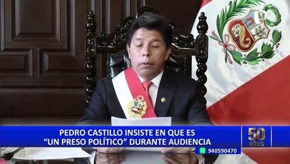 Pedro Castillo sigue con victimización: "Estoy secuestrado desde el 7 de diciembre"