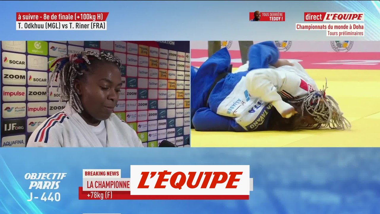 Dicko : « Je n'ai pas fait le match qu'il fallait » - Judo - Mondiaux (F)
