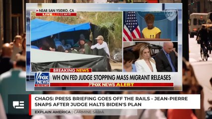 Press Briefing Goes Off The Rails - Jean-Pierre SNAPS After Judge's Ruling