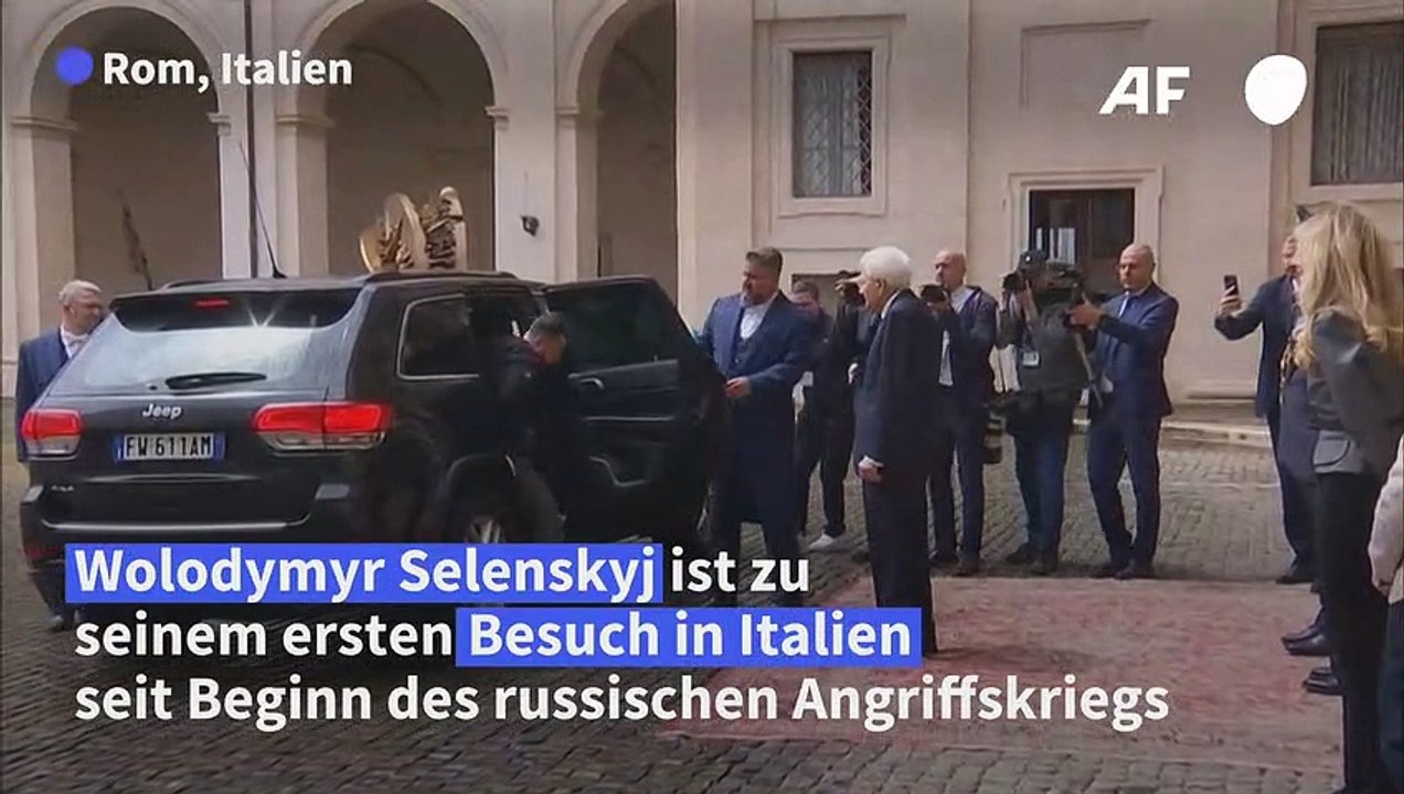 Selenskyj zu Besuch in Italien