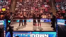 Roman Reigns shoves Jimmy Uso during WWE Smackdown 5/12/23