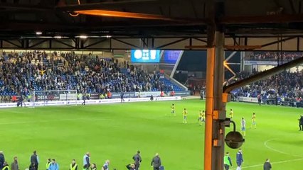 Sheffield Wednesday fans react to players after Peterborough United defeat