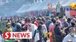 Thousands brave heat to flock to Malaysia Madani Aidilfitri open house