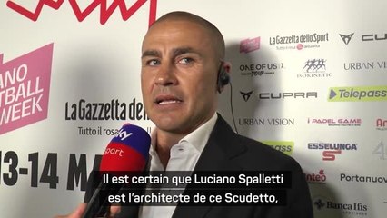 Naples - F. Cannavaro : "Spalletti est l'architecte de ce Scudetto"