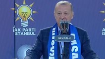 Seçim öncesi son miting! Cumhurbaşkanı Erdoğan, doğup büyüdüğü semtte coşkulu kalabalığa böyle seslendi