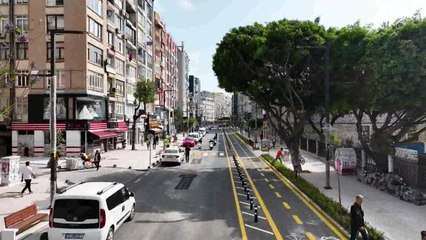 Mersin İstiklal Caddesi modern bir yapıya kavuştu