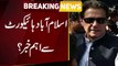 Breaking News - Big News for Imran Khan From Islamabad High Court - Public News