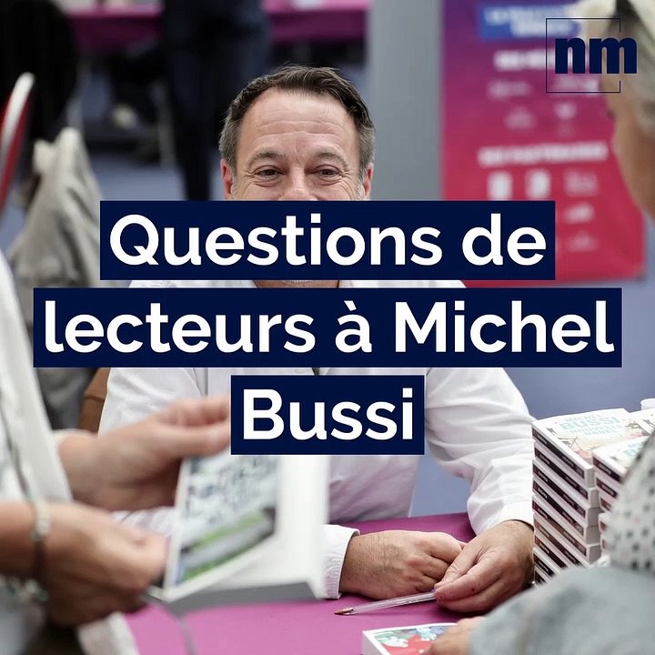 Interview de Michel Bussi à la Fête du livre d'Hyères Var matin