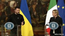 Zelensky: grato a Italia per sostegno, non dimenticheremo