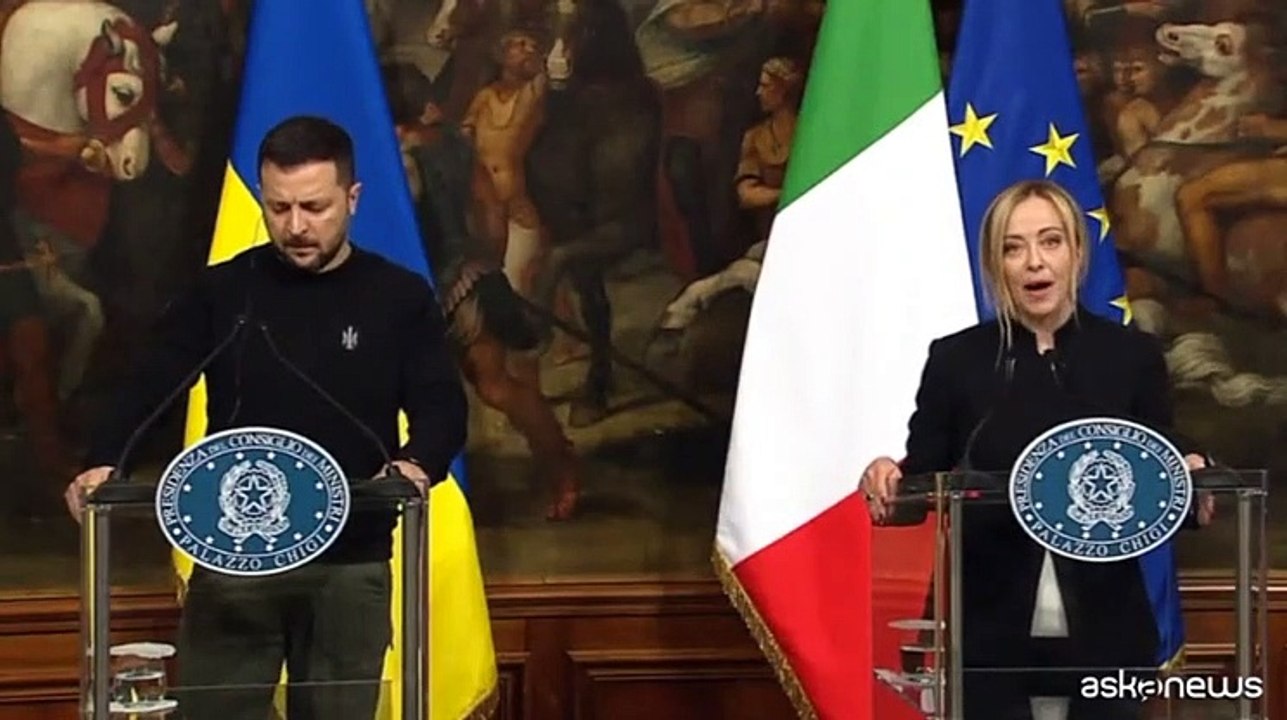 Meloni a Zelensky: pieno sostegno per tutto il tempo necessario