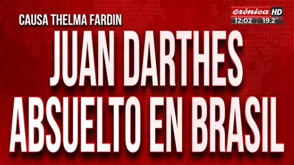 Abuso sexual: Juan Darthés fue absuelto en Brasil