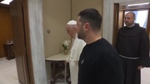 El papa recibe a Zelenski por primera vez desde el comienzo de la invasión rusa
