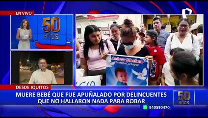 Iquitos: velan restos de bebé que fue acuchillado durante asalto a sus padres