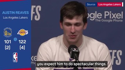 Reaves expects the 'spectacular' from LeBron every game