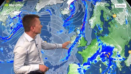 Met Office Evening Weather Forecast 13/05/23 - A cooler feel next week