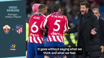 'Second is second' - Simeone rejects 'runner-up' tag