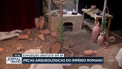 Exposição em SP mostra peças arqueológicas de Pompeia 13/05/2023 15:16:58