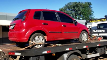 Arma e carro utilizados em assalto na BR-277 são apreendidos