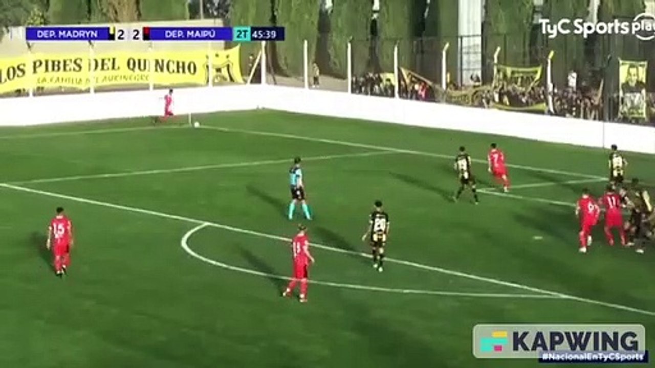 Gol González (Dep. Madryn 2 - 3 Dep. Maipú)