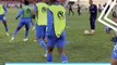 إحماء صنداونز قبل مواجهة الوداد في دوري أبطال أفريقيا