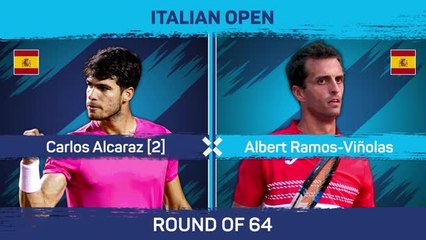 下载视频: Alcaraz beats Ramos-Vinolas to secure return to world number one