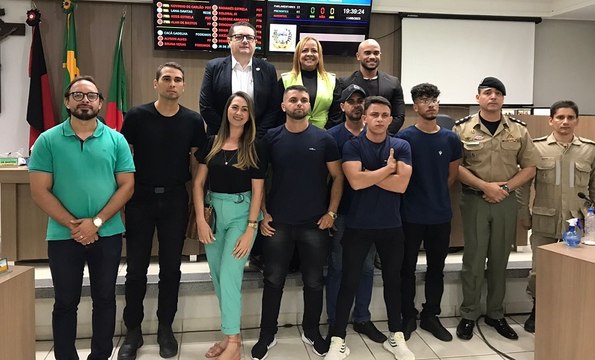 Com auditório esvaziado e apenas três vereadores, sessão na Câmara de Sousa debate segurança em escolas