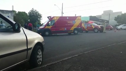 Acidente deixa motociclista ferido no XIV de Novembro