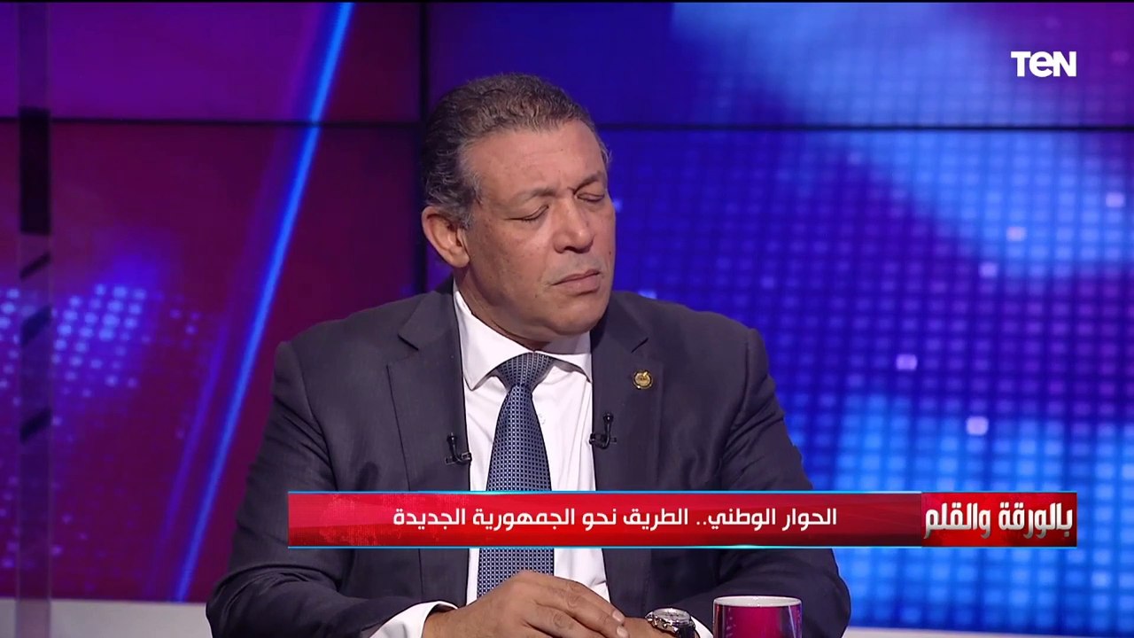 حازم عمر رئيس حزب الشعب الجمهوري: هدفنا من المشاركة بالحوار الوطني نطلع بجبهه داخلية صلبة متماسكة