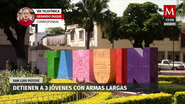 Detienen a tres jóvenes dedicados al monitoreo de unidades policiales y militares en San Luis Potosí