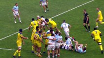 TOP 14 - Essai de Damian PENAUD (ASM) - Aviron Bayonnais - ASM Clermont - Saison 2022-2023