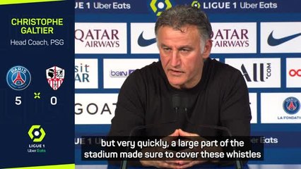 Galtier praises Messi's 'focus' after being booed by home fans