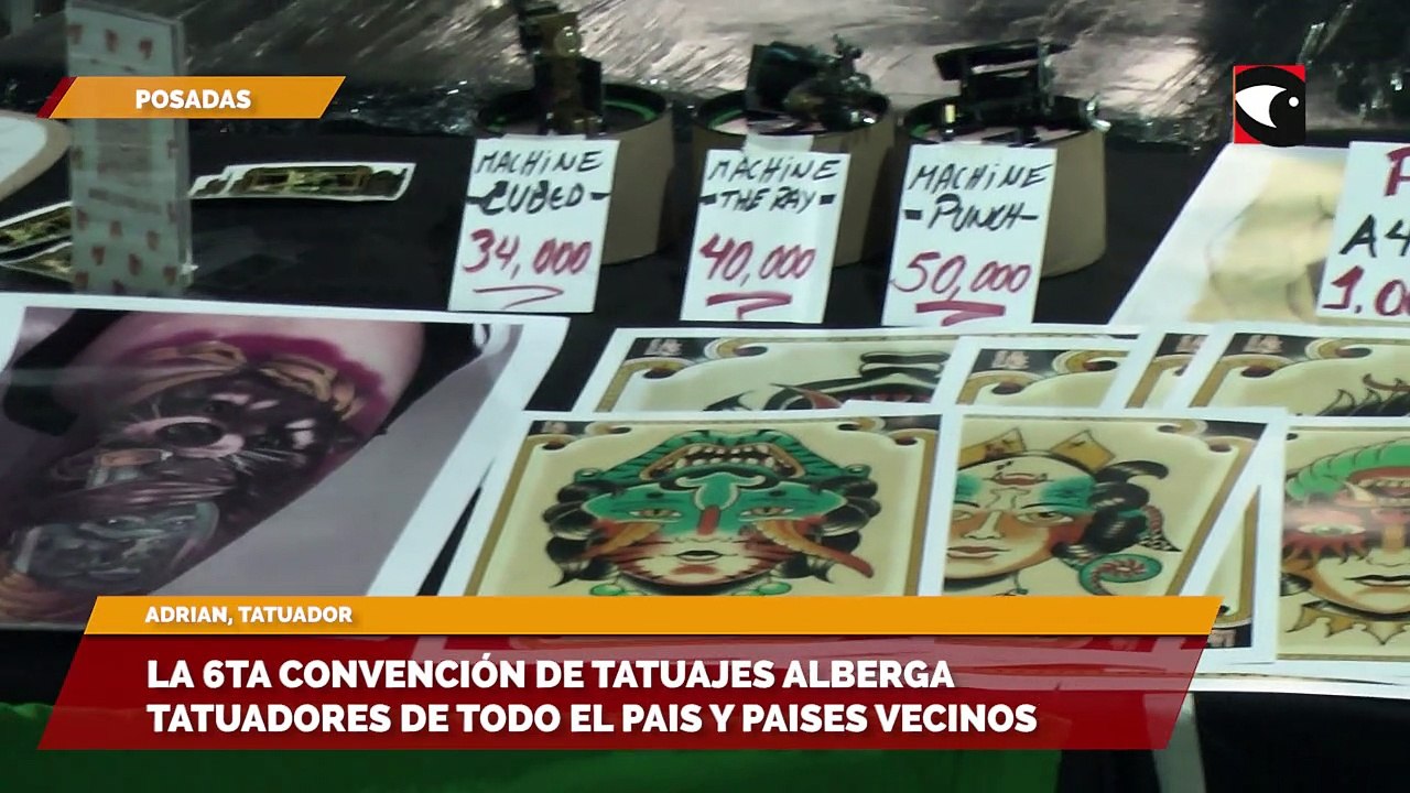 La 6ta convención de tatuajes alberga tatuadores de todo el pais y paises vecinos