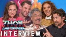 'Thor: Love And Thunder' Interviews | Chris Hemsworth, Taika Waititi, Tessa Thompson