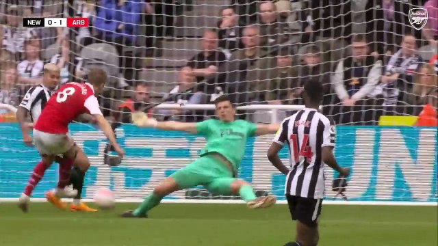 Newcastle United vs Arsenal 0 x 2 Premier League 2023 HIGHLIGHTS Odegaard, Schar (OG)