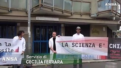 Scientist Rebellion in azione al ministero dell'Universita' e della Ricerca