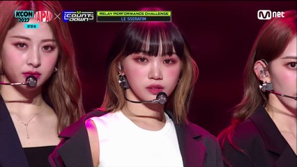 221110 MNet UHD M!Countdown KCON 2022 Japan LE SSERAFIM - Love Shot