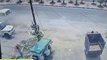 वैशाली: सड़क किनारे खड़ी स्कॉर्पियो से टकराई एंबुलेंस, सीसीटीवी में कैद हुई तस्वीर