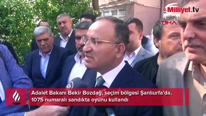 Bakan Bozdağ, oyunu kullandı