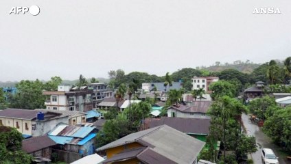 Vento e pioggia in Myanmar, si avvicina il ciclone tropicale Mocha