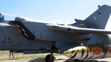 ATHENS FLYING WEEK 2022 , static exhibition German Panavia Tornado