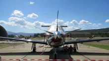 ATHENS FLYING WEEK 2022 , static exhibition pc 12 pilatus