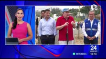 Rafael López Aliaga inaugura playa artificial Wiracocha en SJL