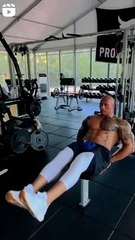 JYM Therock gains work your guts