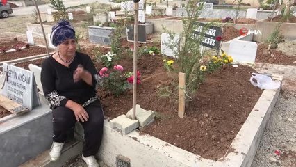 En acı anneler günü: "Kızım sen gelemedin ben sana geldim"