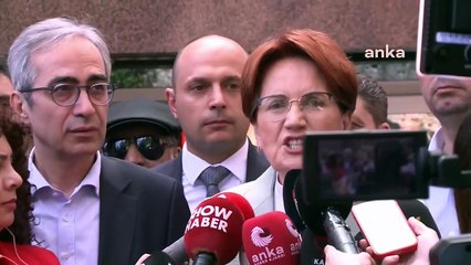 Meral Akşener İstanbul'da oyunu kullanıp Ankara'da doğru yola çıktı