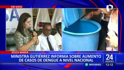 Minsa presenta equipo de especialistas para afrontar la emergencia contra el dengue