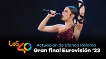 Así fue la actuación de Blanca Paloma en la final de Eurovisión 2023 en Liverpool