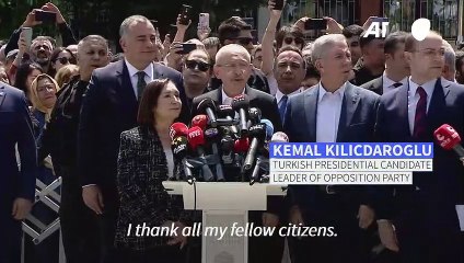 'We all missed democracy,' Erdogan rival says after voting