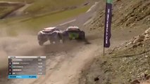 Extreme E Scotland 2023 1 Grand Final Start Leaders McConnell Hansen Collide Kristoffersson Flips