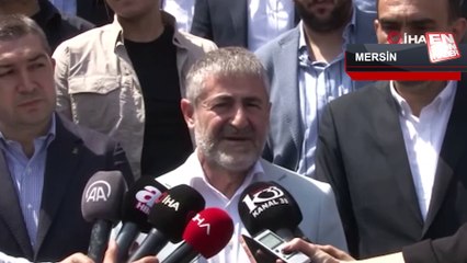 Bakan Nebati aday olduğu Mersin'de oyunu kullandı